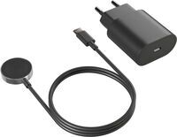 Hurtigoplader (20W) og ekstra magnetisk hurtigopladerkabel til Android Watch