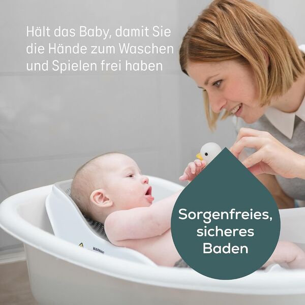 Angelcare Ergonomischer Badesitz | hellgrau 2
