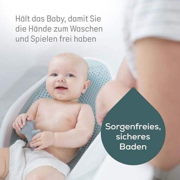 Angelcare ergonomischer Badesitz für die große Badewanne | grau 2