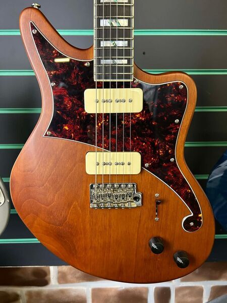 D'Angelico Bedford Deluxe Matte Walnut 2022 Electric Guitar | Matte Walnut, image 4 of 5