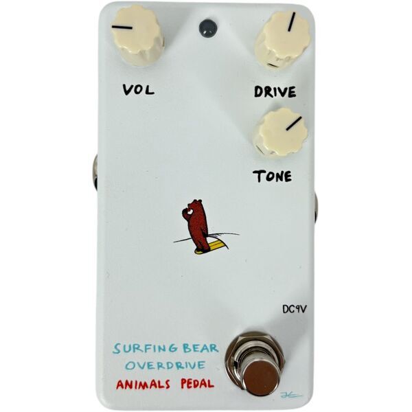 Animals Pedal Surfing Bear Overdrive Effektpedal | original, image 1 of 5