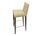 Anna BQ1385 bar stool leather wood beige | brown, thumbnail 1 of 4