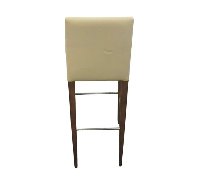 Anna BQ1385 bar stool leather wood beige | brown, image 2 of 4