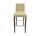 Anna BQ1385 Bar Stool Leather Wood beige | brown, thumbnail 1 of 5