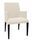 Anna SO1384 armchair leather Buchenholz white | white, thumbnail 1 of 5