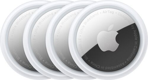 Like New: Apple AirTag | 4 pack | silver/white