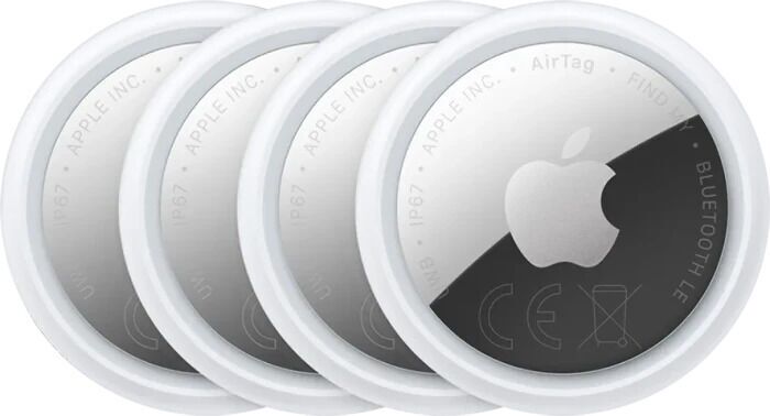 Apple AirTag Gen 2 (2026) | 4-pack | white/silver, image 1 of 1