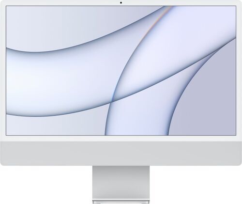 Som Ny: Apple iMac 2021 M1 | 24" | 8 GB | 512 GB SSD | 8-Core GPU | silver | Apple tillbehör | DE