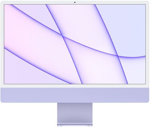 Like New: Apple iMac 2021 M1 | 24" | 8 GB | 256 GB SSD | 8-Core GPU | purple | Apple accessories | DE