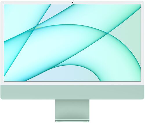 Som Ny: Apple iMac 2021 M1 | 24" | 8 GB | 256 GB SSD | 8-Core GPU | grön | Apple tillbehör | DE