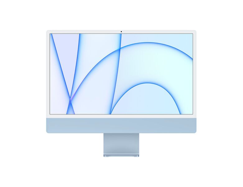 Apple iMac 2021 M1 | 24" | 16 GB | 256 GB SSD | 8-Core GPU | blue | compatible accessories | DE