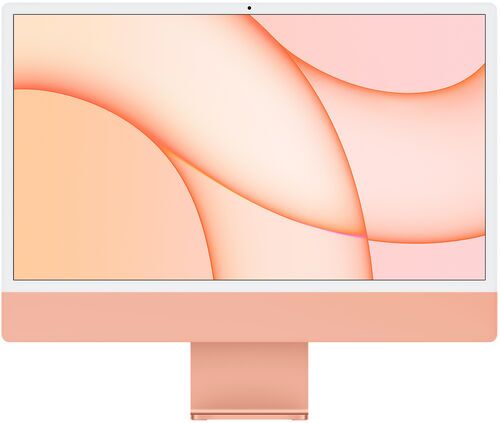 Som Ny: Apple iMac 2021 M1 | 24" | 16 GB | 256 GB SSD | 8-Core GPU | orange | Apple tillbehör | DE