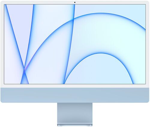 Som Ny: Apple iMac 2021 M1 | 24" | 16 GB | 512 GB SSD | 8-Core GPU | blå | Apple tillbehör | DE