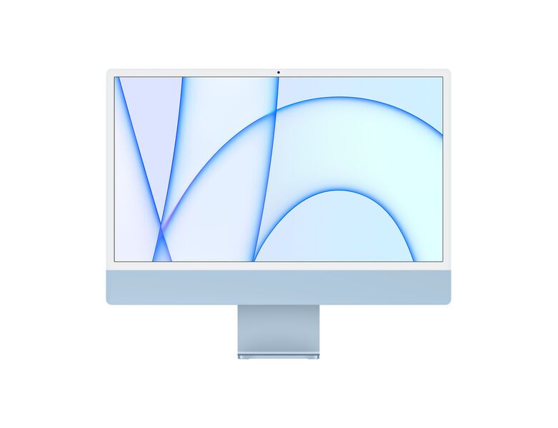 Apple iMac 2021 M1 | 24" | 8 GB | 256 GB SSD | 8-Core GPU | bleu | FR