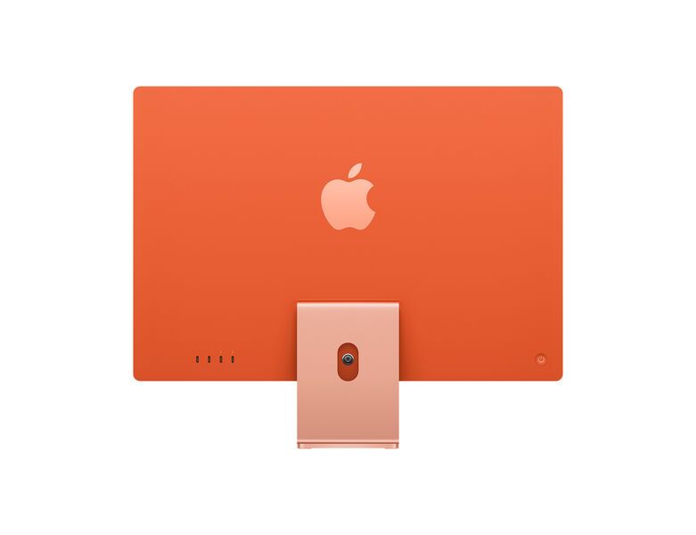 Apple iMac 2021 M1 | 24" | 16 GB | 512 GB SSD | 8-Core GPU | orange | compatible accessories | FR, image 3 of 3