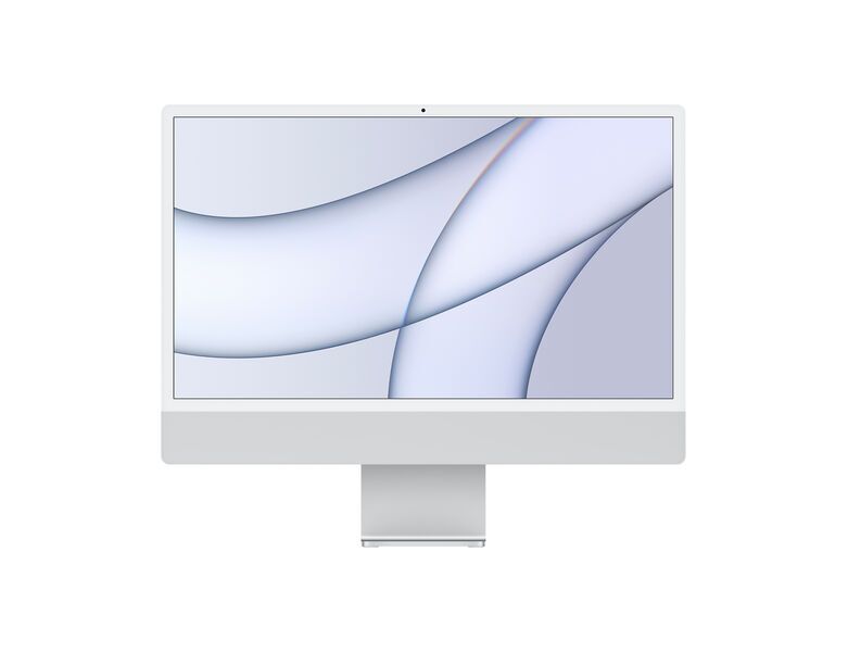 Apple iMac 2021 M1 | 24" | 8 GB | 256 GB SSD | 7-Core GPU | zilver | compatibele Accessoires | ES