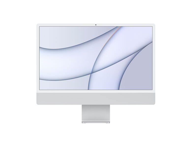 Apple iMac 2021 M1 | 24" | 16 GB | 256 GB SSD | 7-Core GPU | plata | accesorios compatibles | ES, image 1 of 3
