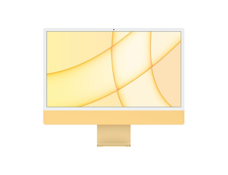Apple iMac 2021 M1 | 24" | 8 GB | 512 GB SSD | 8-Core GPU | gul | kompatibelt tilbehør | IT 1
