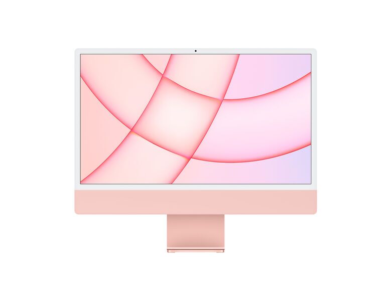 Apple iMac 2021 M1 | 24" | 16 GB | 256 GB SSD | 8-Core GPU | Rosé | compatibele Accessoires | US 1