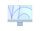 Apple iMac 2021 M1 | 24" | 8 GB | 1 TB SSD | 8-Core GPU | bleu | accessoires compatibles | US thumbnail 1/3