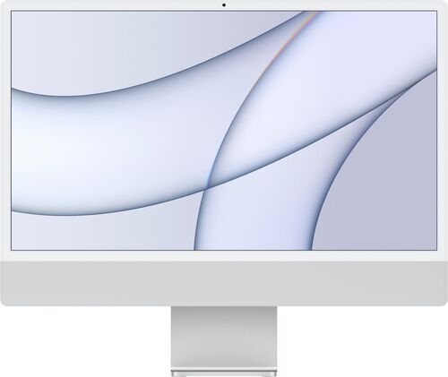 Som Ny: Apple iMac 2021 M1 | 24" | 8 GB | 256 GB SSD | 8-Core GPU | silver | kompatibla tillbehör | SE