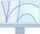 Apple iMac 2021 M1 | 24" | 8 GB | 256 GB SSD | 8-Core GPU | blu | Accessori Apple | PT thumbnail 1/3
