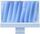 Apple iMac 2024 M4 10 Core | 24" | 16 GB | 512 GB SSD | Standard glass | blue | compatible accessories | UK, thumbnail 1 of 3