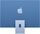 Apple iMac 2024 M4 10 Core | 24" | 16 GB | 512 GB SSD | Standard glass | blue | Apple accessories | IT, thumbnail 3 of 3