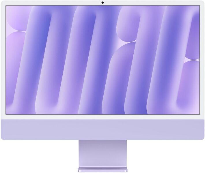 Apple iMac 2024 M4 10 Core | 24" | 16 GB | 1 TB SSD | Sklo s nanotexturou | fialová | kompatibilní příslušenství | DE