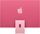Apple iMac 2024 M4 10 Core | 24" | 16 GB | 512 GB SSD | Standardglas | pink | Apple Zubehör | DE thumbnail 3/3