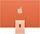 Apple iMac 2024 M4 10 Core | 24" | 16 GB | 256 GB SSD | Standard glass | orange | Apple accessories | SE, thumbnail 3 of 3