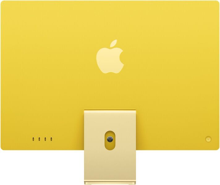 Apple iMac 2024 M4 10 Core | 24" | 16 GB | 256 GB SSD | Standard glass | yellow | Apple accessories | NL, image 3 of 3