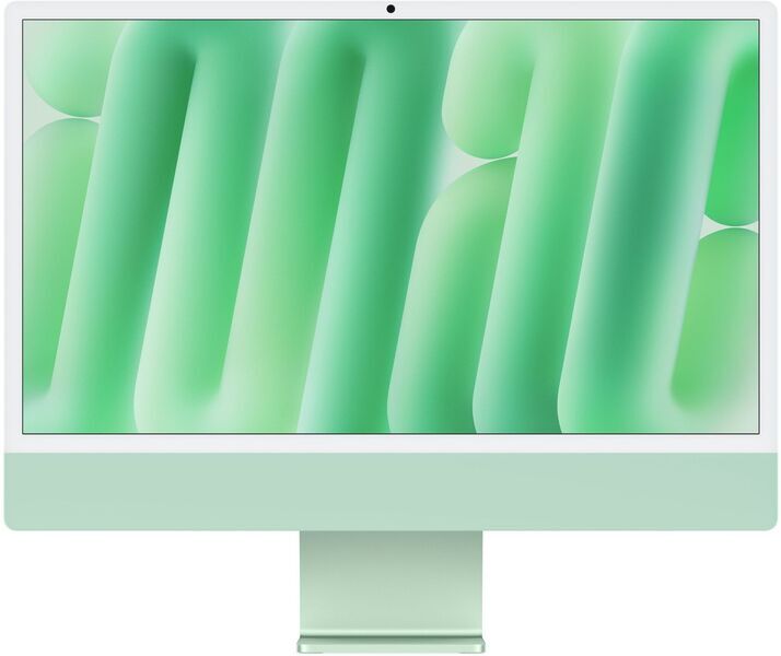 Apple iMac 2024 M4 8 Core | 24" | 16 GB | 256 GB SSD | grün | kompatibles Zubehör | DE, image 1 of 3