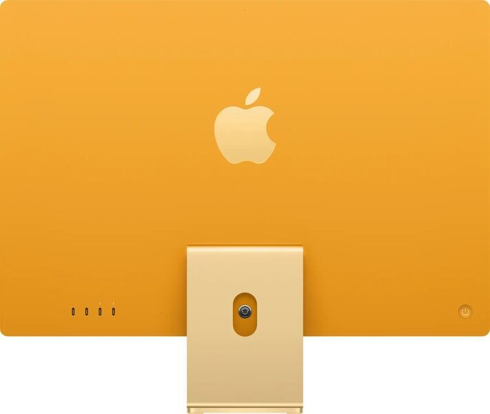 Apple iMac 2023 M3 8 Core | 24" | 16 GB | 512 GB SSD | 10-Core GPU | Gb LAN | yellow | compatible accessories | DE, image 3 of 3