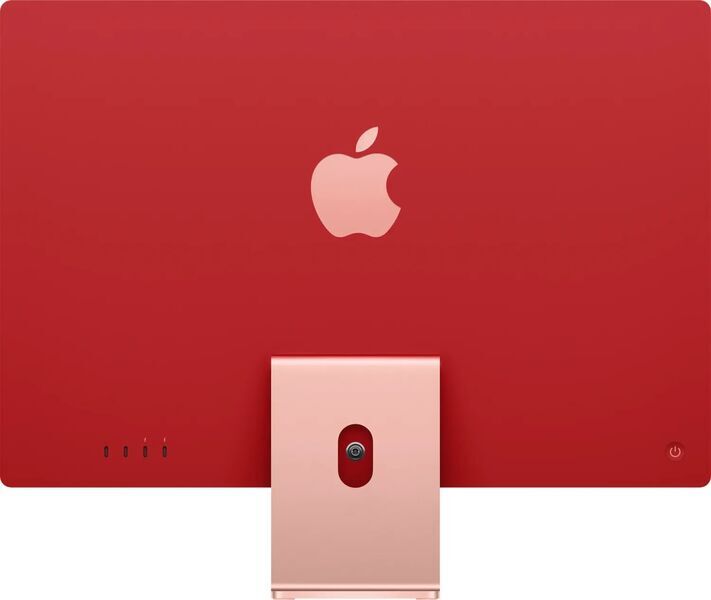 Apple iMac 2023 M3 8 Core | 24" | 16 GB | 512 GB SSD | 10-Core GPU | Gb LAN | rosé | compatible accessories | DE, image 3 of 3