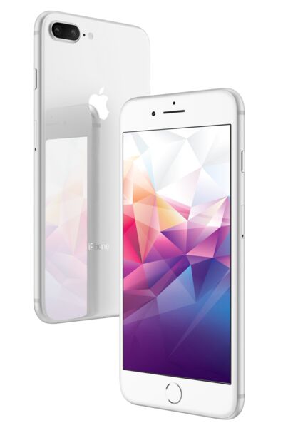 iPhone 8 Plus | 128 GB | silver | nytt batteri