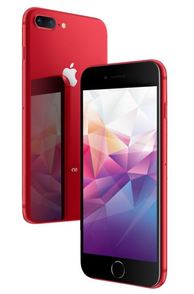 iPhone 8 Plus | 256 GB | punainen | uusi akku