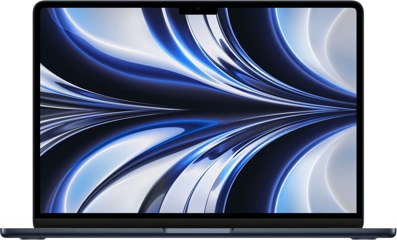 Apple MacBook Air 2022 | 13.6" | M2 | 8 GB | 256 GB SSD | 8-Core GPU | Meia-noite | DE