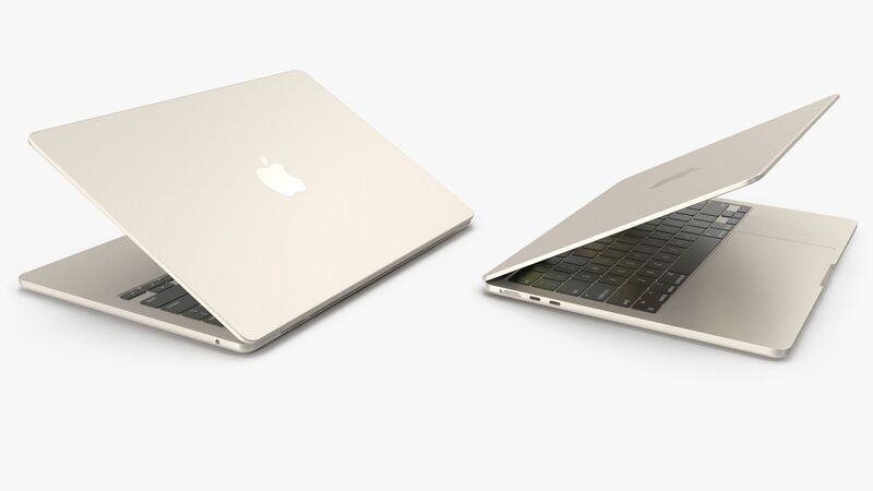 Apple MacBook Air 2022 | 13.6" | M2 | 16 GB | 256 GB SSD | 10-Core GPU | Polarstern | DE 2