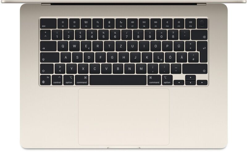 Apple MacBook Air 2023 | 15" | M2 | 8 GB | 1 TB SSD | 10-jadrový grafický procesor | Polarstern | DE, image 4 of 6