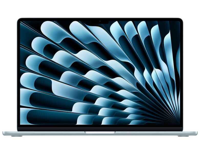 Apple MacBook Air 2025 | 15.3" | M4 | 16 GB | 1 TB SSD | 10-Core GPU | sky blue | NL, image 1 of 6