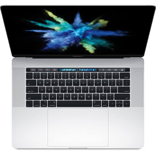 Apple MacBook Pro 2017 | 15.4" | Touch Bar | 3.1 GHz | 16 GB | 256 GB SSD | Radeon Pro 560 | silber | US 2
