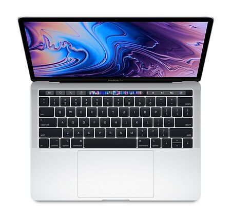 Apple MacBook Pro 2018 | 13.3" | Touch Bar | 2.3 GHz | 8 GB | 512 GB SSD | zilver | US