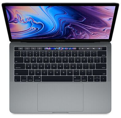 Apple MacBook Pro 2018 | 13.3" | Touch Bar | 2.3 GHz | 16 GB | 512 GB SSD | space gray | NO, image 1 of 3