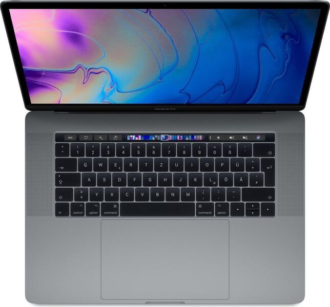 Apple MacBook Pro 2018 | 15.4" | Touch Bar | 2,9 GHz | 16 GB | 512 GB SSD | Radeon Pro 560X | cinzento espacial | DE