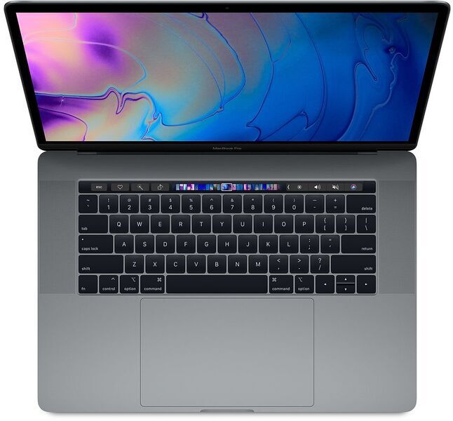 Apple MacBook Pro 2018 | 15.4" | Touch Bar | 2.6 GHz | i7-8850H | 16 GB | 512 GB SSD | Radeon Pro 560X | grigio siderale | nuova batteria | US
