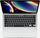 Apple MacBook Pro 2020 | 13.3" | Touch Bar | i7-8557U | 8 GB | 256 GB SSD | 2 x Thunderbolt 3 | silber | FR thumbnail 1/3