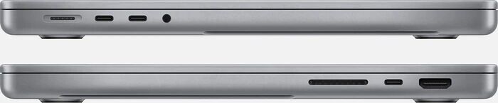 Apple MacBook Pro 2021 M1 | 14.2" | M1 Pro 10-Core CPU | 16-Core GPU | 32 GB | 1 TB SSD | космическо сиво | US, image 4 of 5
