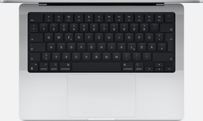 Apple MacBook Pro 2023 M2 | 14.2" | M2 Max 12-Core CPU | 38-Core GPU | 96 GB | 8 TB SSD | argent | DE 4