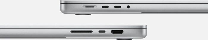 Apple MacBook Pro 2023 M3 | 16.2" | M3 Pro 12-Core CPU | 18-Core GPU | 36 GB | 512 GB SSD | silver | FR, image 5 of 6
